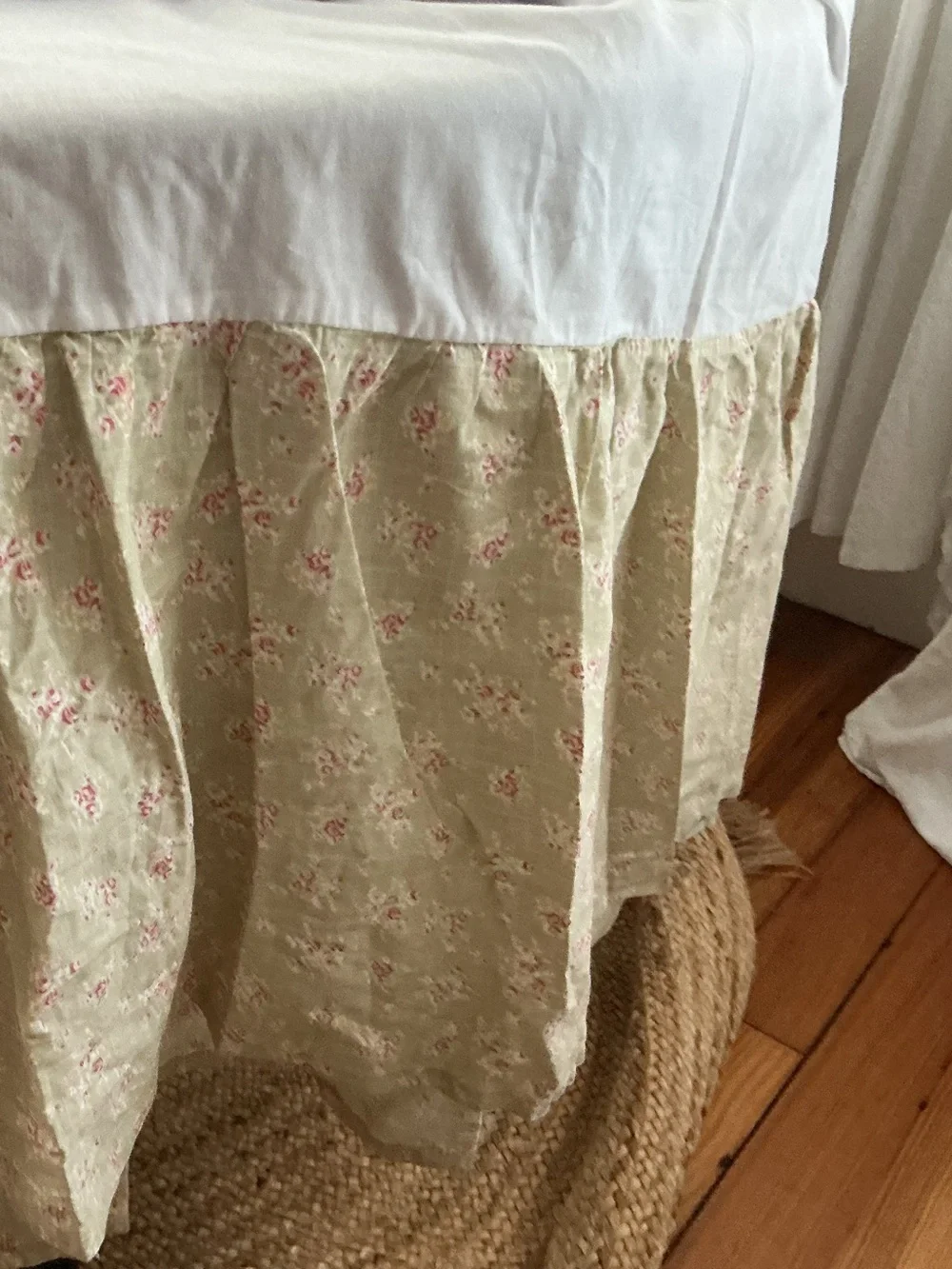 Vintage J.C. Penney Ruffled Bedskirt